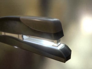 stapler rigged and animated plastic version 3D Model