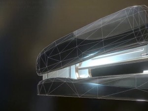 stapler rigged and animated plastic version 3D Model