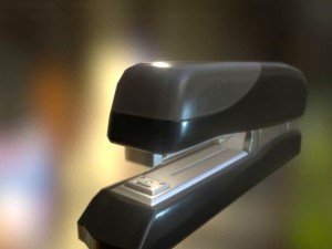 stapler rigged and animated plastic version 3D Model