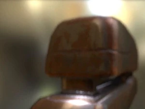 stapler rigged and animated rusty version 3D Model