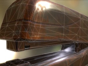 stapler rigged and animated rusty version Modèle 3D