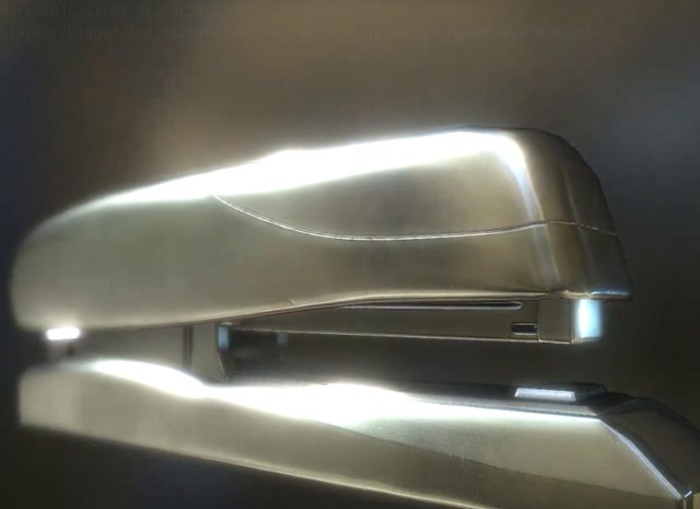 stapler rigged and animated silver version 3D Модель .c4d .max .obj .3ds .fbx .stl .blend 
