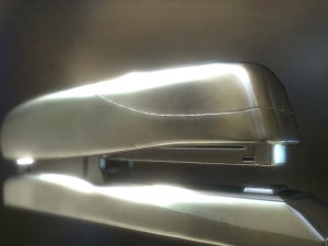 stapler rigged and animated silver version 3D Model