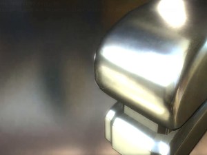 stapler rigged and animated silver version 3D Модель