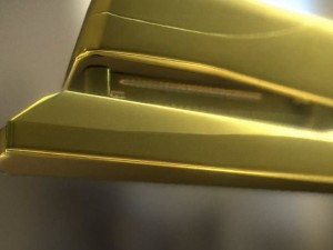 stapler rigged and animated gold version Model 3D
