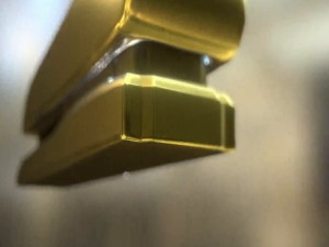 stapler rigged and animated gold version Model 3D