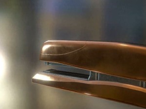 stapler rigged and animated copper version 3D Model