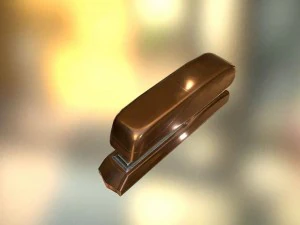 stapler rigged and animated copper version 3D Model