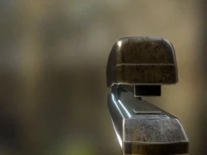 stapler rigged and animated brass version 3D Model