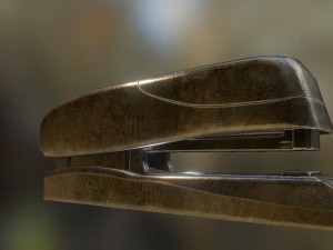 stapler rigged and animated brass version 3D 모델