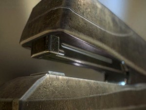 stapler rigged and animated brass version 3D 모델