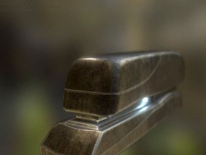 stapler rigged and animated brass version 3D 모델