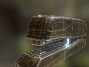 stapler rigged and animated brass version 3D 모델