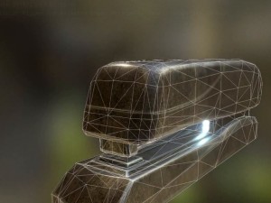 stapler rigged and animated brass version 3D 모델