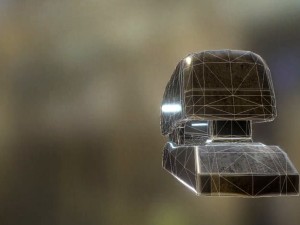 stapler rigged and animated brass version 3D 모델