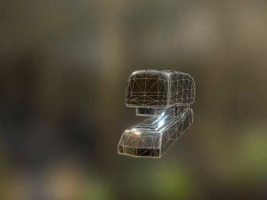 stapler rigged and animated brass version 3D 모델
