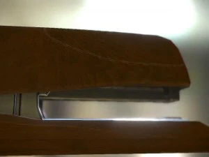 스테이플러 조작 및 애니메이션 목재 버전 3D 모델