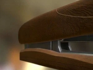 스테이플러 조작 및 애니메이션 목재 버전 3D 모델