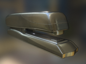 stapler pack rigged and animated 3D Model