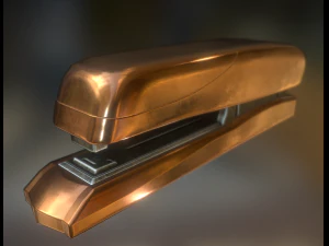stapler pack rigged and animated 3D Model