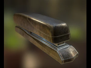 stapler pack rigged and animated 3D Model