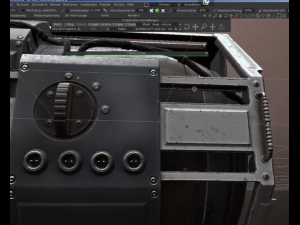 futuristic backup generator pack 3D Model