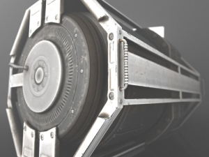 futuristic backup generator pack 3D Model