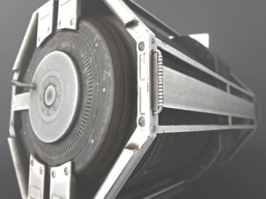 futuristic backup generator pack 3D Model