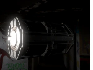 futuristic backup generator pack 3D Model