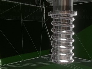 hole punch basic version rigged and animated 3D 모델