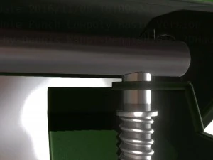 hole punch basic version rigged and animated 3D Model