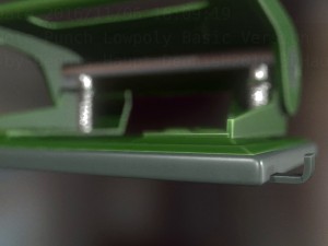 hole punch basic version rigged and animated 3D 모델