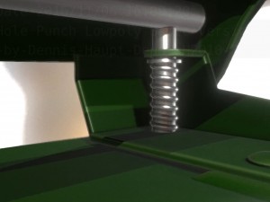 hole punch basic version rigged and animated 3D 모델