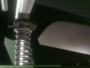 hole punch basic version rigged and animated 3D Model