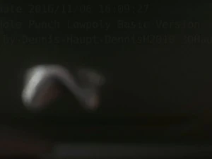 hole punch basic version rigged and animated 3D Model