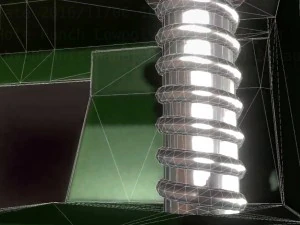 hole punch basic version rigged and animated 3D Model