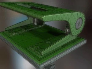 hole punch basic version rigged and animated 3D Model