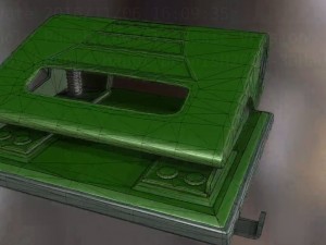 hole punch basic version rigged and animated 3D 모델