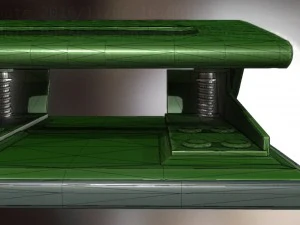 hole punch basic version rigged and animated 3D Model