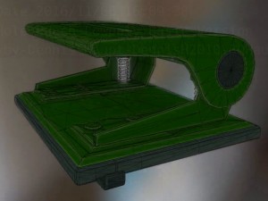 hole punch basic version rigged and animated 3D 모델