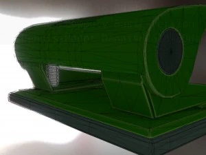 hole punch basic version rigged and animated 3D Model