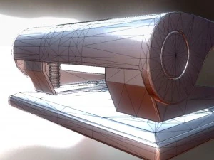 hole punch basic version rigged and animated 3D Model