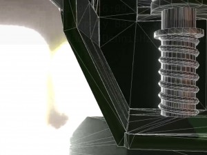 hole punch basic version rigged and animated 3D 모델