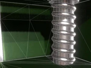 hole punch basic version rigged and animated 3D Model