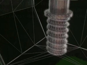 hole punch basic version rigged and animated 3D Model