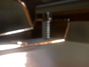 hole punch copper version rigged and animated Modelo 3D
