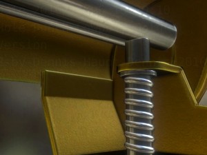 hole punch gold version rigged and animated 3D Model