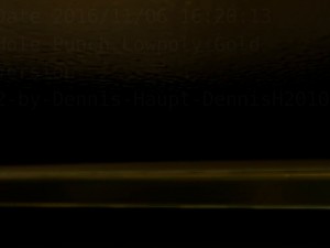 hole punch gold version rigged and animated 3D Model