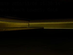 hole punch gold version rigged and animated 3D Model