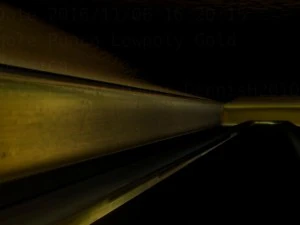 hole punch gold version rigged and animated 3D Model